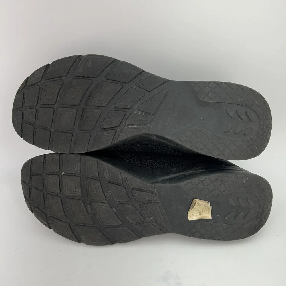 Skechers Shoes Womens Size 9.5 Black Memory Foam Slip On Walking SN 149657